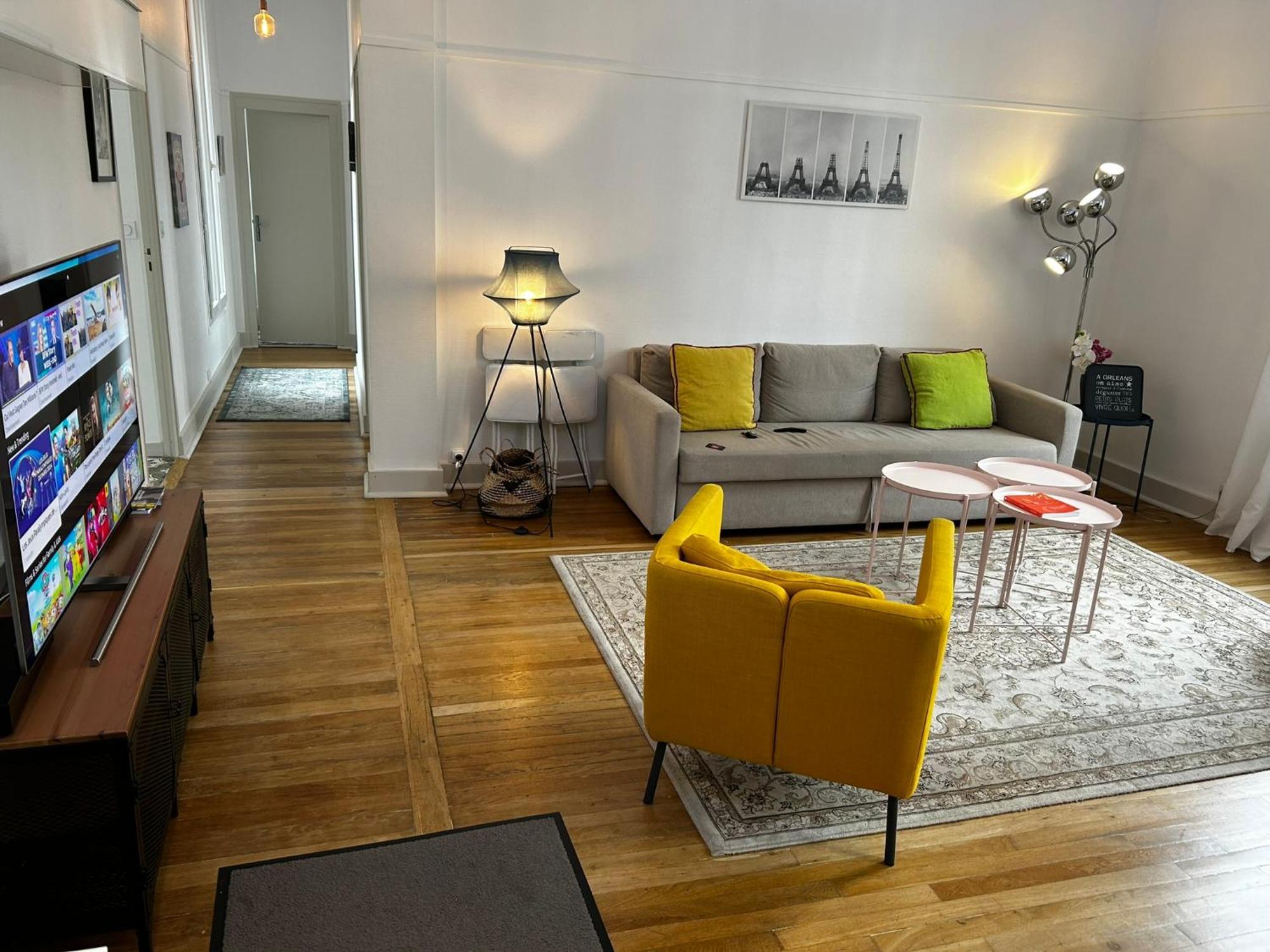 Martroi - Coeur De Ville - 3 Pieces 80 M2 Tv - Internet Haut Debit - Loisirs Et Affaires Orléans Eksteriør billede